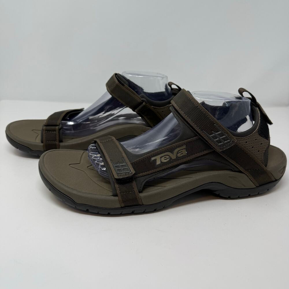 Teva Tanza Sport Sandals Men's 13 Brown Hiking Sandals Rugged Summer Footwear - Picture 2 of 12